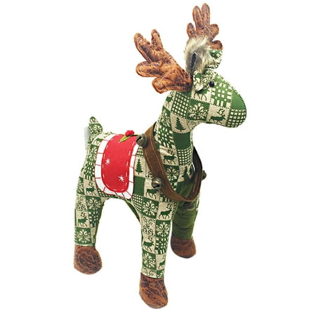 TOYFUNNY Anna Ryans World Toys for Boys New Christmas Scotland Plaid Deer Elk Stuffed Toys Plush Toy Doll Christmas Gift