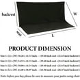 thumbnail image 2 of Qucyy 2/3 Seat Patio Swing Cover Chair Bench Replacement Cover for Swing Seat Waterproof Heavy Duty Swing Seat Cover, 2 of 5