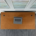 thumbnail image 4 of Scranton & Co 60" Contemporary Engineered Wood Office Desk in Cherry/Gray, 4 of 7