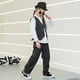 thumbnail image 1 of Traje de chaleco para niños, traje de baile callejero, disfraz de hip hop para niños, disfraz de baile de jazz para niñas, 1 of 6