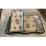 Baking Dish Casserole Dish 13x9 Lasagna Pan Bakeware Sets Ceramic Baking Dish Black
