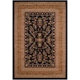 thumbnail image 2 of SAFAVIEH Lyndhurst Isadora Traditional Bordered Area Rug, Black/Tan, 4' x 6', 2 of 5