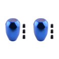thumbnail image 4 of Sidaley Pomo de palanca de cambios universal de aluminio Racing MT 5 para coche azul 2piezas Sidaley CBP035115, 4 of 6