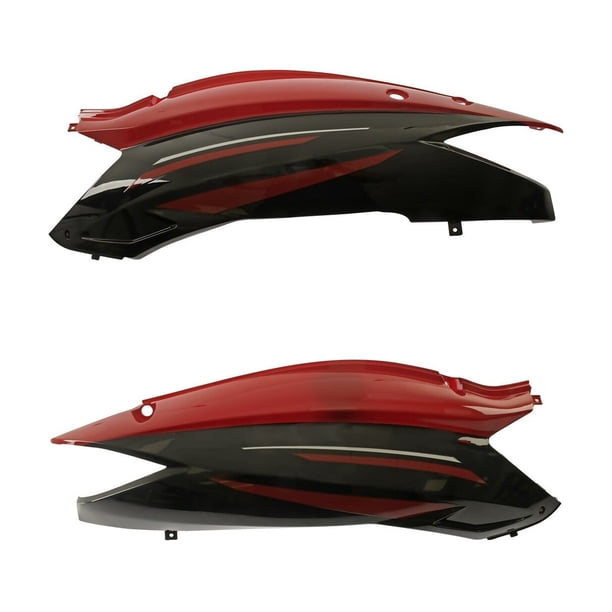 Par De 2 Cubiertas Traseras Rojo Con Negro Para Ds150g 2022 De 2023 Italika Original