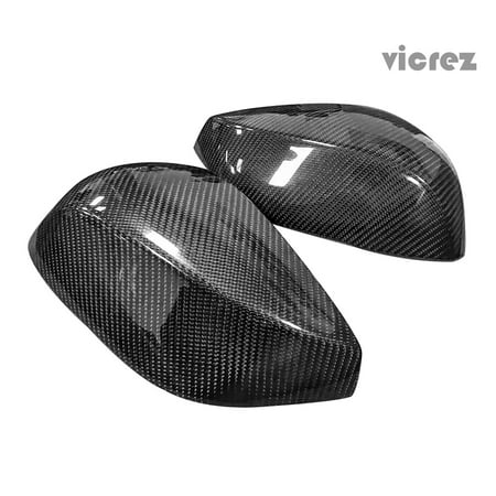 Diy Carbon Fiber - Vicrez Infiniti Q50 2014-2017 OEM Dry Carbon Fiber Mirror Replacement - vz100442