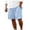Blue, variant on Gyexs Sweat Shorts Men Cotton Drawstring Elastic Waist Shorts Casual Loose Fit Gym Shorts with Pockets Black, Size XXL