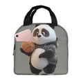 thumbnail image 1 of Disketp Cartoon Pandas Basketball Bolsa Térmica para Almuerzo para Hombre y Mujer, Ideal para Trabajo, Senderismo y Picnic, 1 of 8