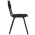 thumbnail image 4 of New Pacific Direct Luke 17.5" Metal Chair in Metallic Gunmetal Black (Set of 4), 4 of 9
