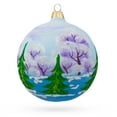 thumbnail image 2 of Reindeer Carrying Bag of Gifts Glass Ball Christmas Ornament 4 Inches, 2 of 3