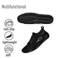 thumbnail image 4 of Mens Driving Casual Shoes Outdoor Non-slip Walking Shoes Breathable Lightweight Sneakers Soft Comfortable Lace-up Shoes Black 9.5 US, 4 of 7