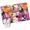 Mist Blue Beige Peach Pink, variant on 2x3 Ft Entryway Area Rug, Colorful Oil Painted Kitchen Rug Runner Washable Floor Mat, Abstract Contemporary Modern Non Slip Indoor Door Mat Throw Carpet for Bathroom Living Room Bedroom