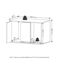 thumbnail image 6 of Furinno Peli Small Litter Box Enclosure in French Oak Grey, 6 of 6