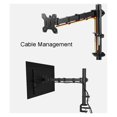 thumbnail image 4 of Full Motion Desktop Clamping/ Grommet 10"-27" Monitor Holder Mount Arm Free Lifting Rotary Display Stand Rack Load 8kgs ,Easy to Use, 4 of 5