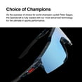 thumbnail image 6 of 100 Percent Speedcraft Tokyo Night Polished Translucent Gray Sunglass with Purple Multilayer Mirror Lens and Durable, Flexible and Lightweight TR90 Frame, 6 of 7