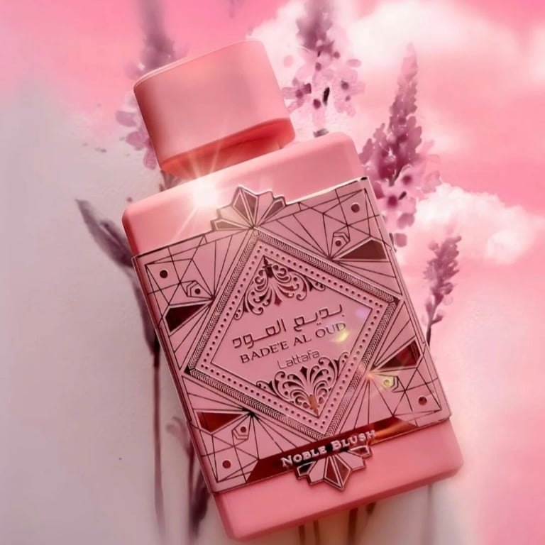 Lattafa Bad'ee Al Oud Noble Blush, Rose Milk, Vanilla, Almond, 3.4