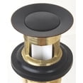 thumbnail image 3 of Builders Shoppe 2310TB All Metal Bathroom Sink Pop-Up Drain Assembly with Overflow Oil Rubbed Bronze Finish, 3 of 4