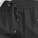 thumbnail image 4 of CEHVOM Pantalones rectos largos de cintura elástica con cordón de algodón y lino para mujer, 4 of 5