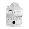 thumbnail image 3 of Buzón de pared antiguo para decoración del hogar, buzón de metal decorativo, para puerta de entrada exterior, estilo granja., 3 of 8