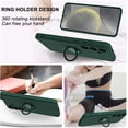 thumbnail image 6 of for Samsung Galaxy S24 Plus Case with Magnetic Ring Holder [Premium Soft Liquid Silicone & Anti-Scratch Microfiber Liner] Slim Kickstand Protective Phone Case for Galaxy S24+ Dark Green, 6 of 14