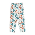 thumbnail image 4 of Goofa Floral Strawberr Printed Soft Pajama Pants for Women, Wide Leg Comfy Casual Lounge Yoga Pants-Medium, 4 of 9