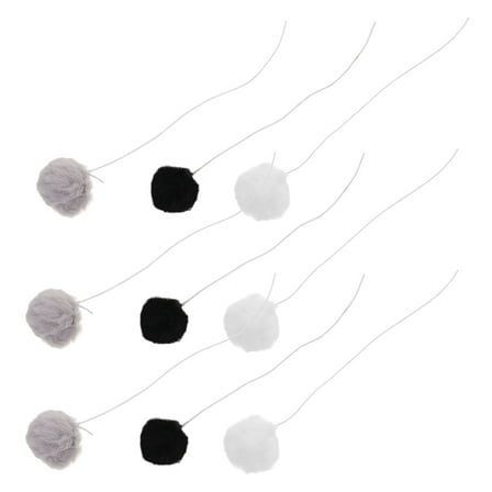 Zehuanyu 9 Pcs Cat Scratching Post Plush Toys Indoor Kitten