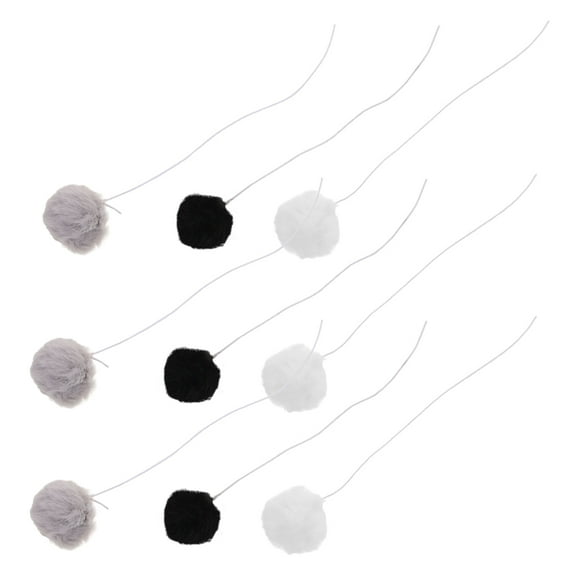 Zehuanyu 9 Pcs Cat Scratching Post Plush Toys Indoor Kitten