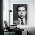thumbnail image 3 of Lucky Luciano American Crime Boss Retro Poster Posters Art Print Wall Photo Paint Poster Hanging Picture Family Bedroom Decor Gift 16x24inch(40x60cm), 3 of 6