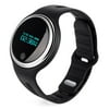 Waterproof Bluetooth Smart Watch Bracelet Wristband Heart Rate Monitor Sport Fitness Activity Tracker - Black