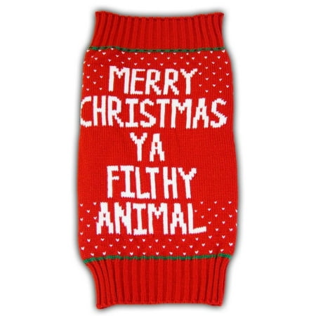 Home Alone Merry Christmas Ya Filthy Animal Red Ugly Sweater for