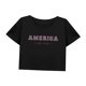 thumbnail image 3 of Camiseta corta informal para mujer, ropa de verano, cuello redondo, regalo deportivo para mujer XL, 3 of 7