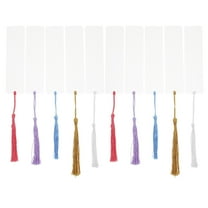 WORGEOUS 1 Set of Clear Bookmarks Diy Bookmark Tassels Bulk Rectangular Bookmarks Blank Bookmarks With Tassels Blank Bookmarks To Decorate Tassels Pendant Bookmark