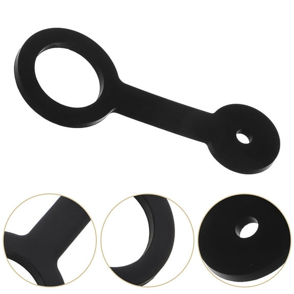 MLINS 2pcs RV Shower Door Latch Strap for Travel Trailer Black Camper Bathroom and Motorhome Camping Accessories