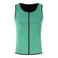 thumbnail image 1 of Aayomet Sleeveless Shirts For Men Hot Neoprene Sauna Shirt Body Shaper For Men Sweat Vest,Green Large, 1 of 3