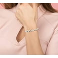 thumbnail image 5 of Savlano 925 Sterling Silver Rope Chain Bracelet for Women & Men - Made in Italy Comes Gift Box, 5 of 6