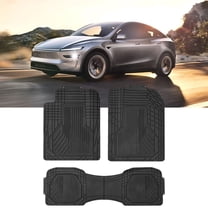 Nilight PVC Floor Mats for Cars Trucks SUVs, Universal Trim to fit for Most Vehicles, All Weather Protection Heavy Duty Floor Liners, Pack of 3