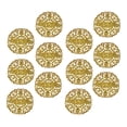 thumbnail image 3 of 12 Juegos De Base Redonda Con Broche Cabujones En dorado Hugo Pin de broche de mujer, 3 of 10