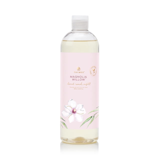 Relleno de gel de manos con tomillo, ligeramente perfumado, magnolia y sauce, 725 ml