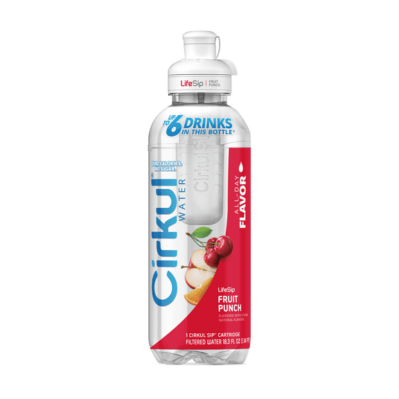 Cirkul LifeSip Fruit Punch 18.3 Fl Oz Bottle Flavor Cartridge
