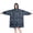 Alien UFO Deep Blue Pattern, variant on Wearable Blanket Hoodie,Alien UFO Teal Pattern Oversized Sherpa Blanket Hoodie with Super Pockets,Super Warm Fuzzy Pullover for Women & Men