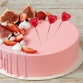 thumbnail image 4 of 50pcs Heart Shape Red Foams Cake Inserts Cake Picks Cake Decor for Valentine's Day, 4 of 7