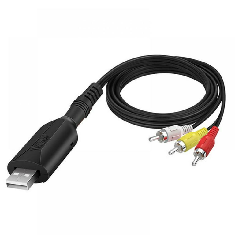 USB 2.0 Male to 3 RCA AV Composite A/V TV Adapter-Audio Video AV HDD DVR  Data Lead Cable Cord at Rs 145/piece in Delhi