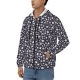 thumbnail image 3 of Naloa Daisies Flowers Men’s Hoodies, Zip up Hoodie, Sweatshirts,Hoodies for Men Sizes S-3XL-Small, 3 of 5