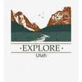 thumbnail image 2 of Adventure Society Explore Utah Adult White Long Sleeve Hoodie-XXL, 2 of 2