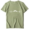 thumbnail image 1 of EQWLJWE Hauts pour Femmes T-Shirt Graphique Surdimensionné Manches Courtes Col Rond Épaule Tombante Décontracté Liquidation, 1 of 3