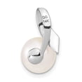 thumbnail image 4 of 14k White Gold Polished Pearl Pendant, 4 of 4