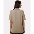 thumbnail image 3 of Harriton M105W Women's Maverick CVC Pique Polo-Khaki-S, 3 of 6