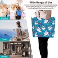 thumbnail image 4 of Yiaed Swan On The Pond Print Handbag for Women Tote Purse Shoulder Bag Large Fashion Hobo Purse Handbag Shopping Tote, 4 of 5
