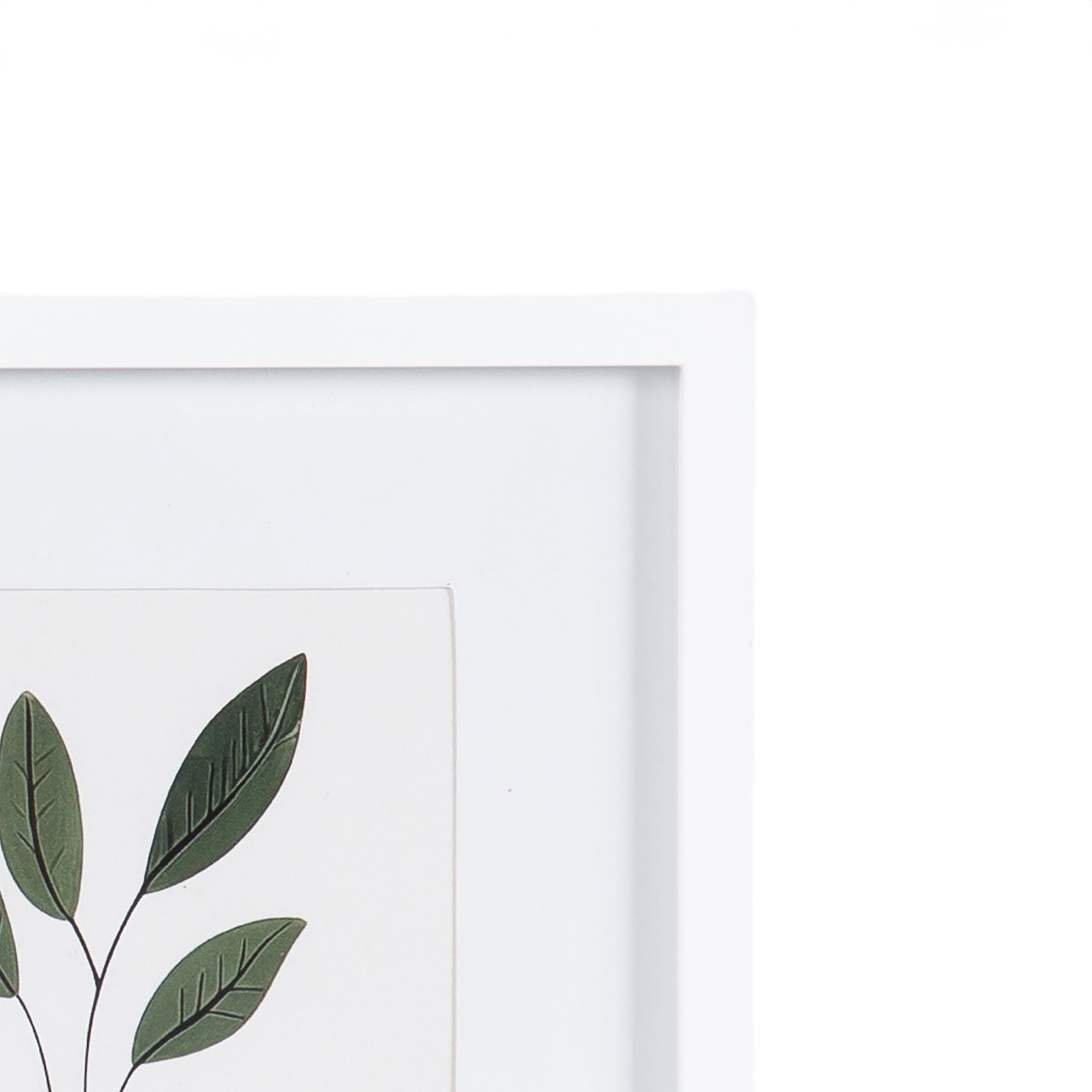 (2 pack) DesignOvation 6x8 Matted for 4x6 Linear White Decorative Tabletop Picture Frame