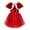 Red-A, variant on DPOIS Kids Girls Christmas Costume Long Sleeves Figure Ice Skating Dress Red 6