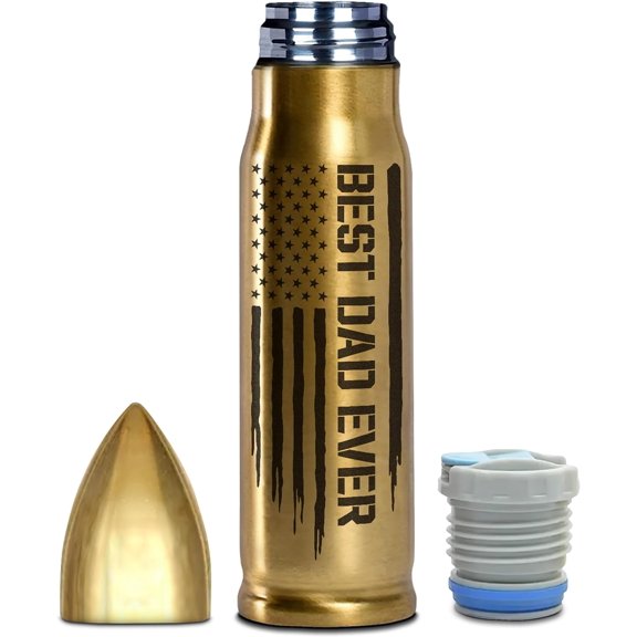 Gifts for Dad from Daughter Son Wife, Best Dad Ever Gifts from Kids - 17oz Bullet Tumbler, Dad Birthday Gift, Best Dad Coffee Cup Mug Drinking Tumbler, Father Day Gift for Dad, Daddy Presents Ideas